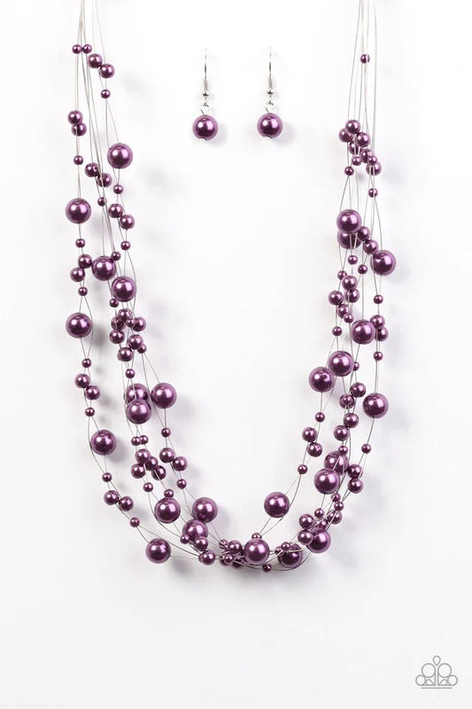 Paparazzi Necklace ~ Absolutely Fab-YOU-lous! - Purple