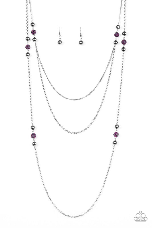 Paparazzi Necklace ~ Be In The GLOW - Purple