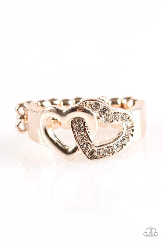 Paparazzi Ring ~ Pour Your Heart Out - Rose Gold
