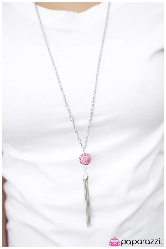 Paparazzi Necklace ~ New Years Eve - Pink