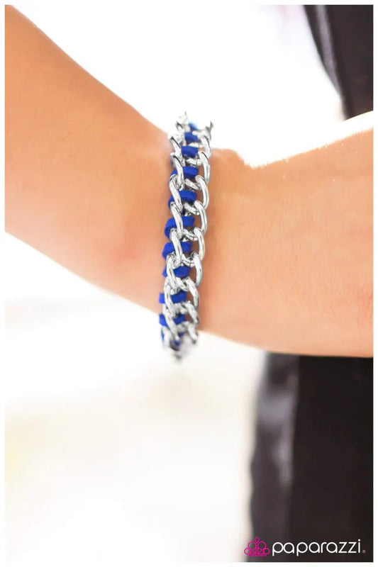 Paparazzi Bracelet ~ In This Together - Blue