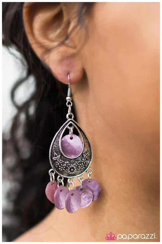 Paparazzi Earring ~ Truth Be Told - Purple