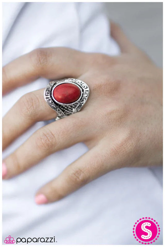Paparazzi Ring ~ Little Ol Cowgirl - Red
