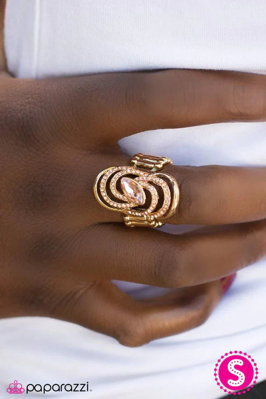 Paparazzi Ring ~ Bewitching Beauty - Gold