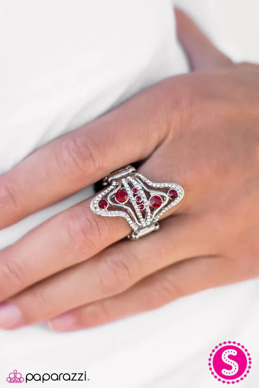 Paparazzi Ring ~ At All Costs - Red