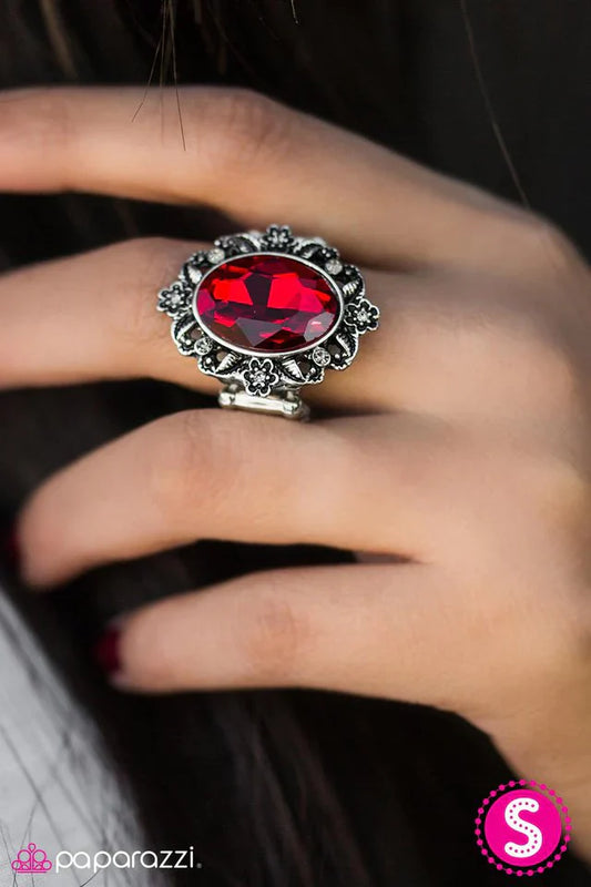 Paparazzi Ring ~ Sparklicious! - Red