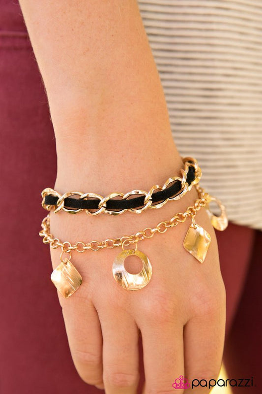 Paparazzi Bracelet ~ Fashion Fusion - Gold
