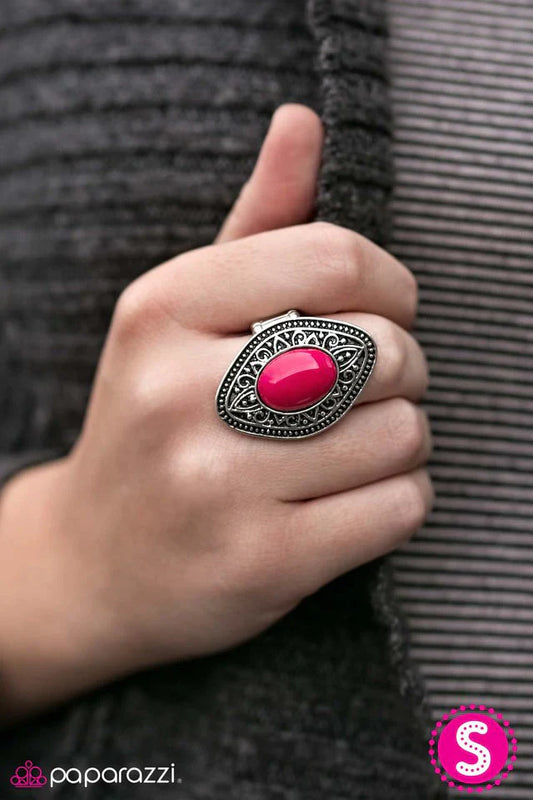 Paparazzi Ring ~ Color Blast - Pink