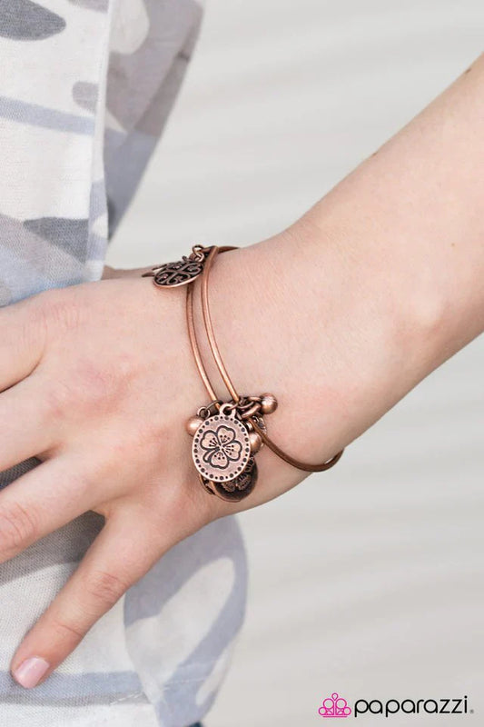 Paparazzi Bracelet ~ Its Your Lucky Day - Copper