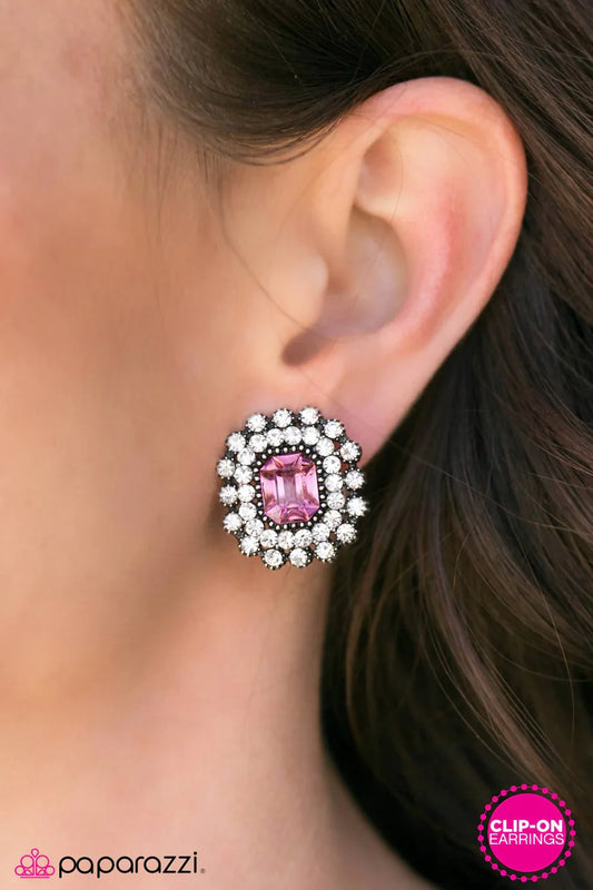 Paparazzi Earring ~ Nevertheless, She Persisted  - Pink