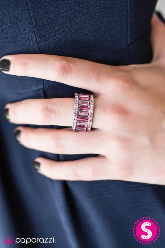 Paparazzi Ring ~ On The Treasure Map - Pink