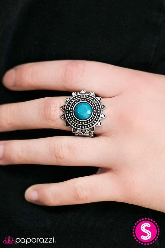 Paparazzi Ring ~ I Told You SOL - Blue