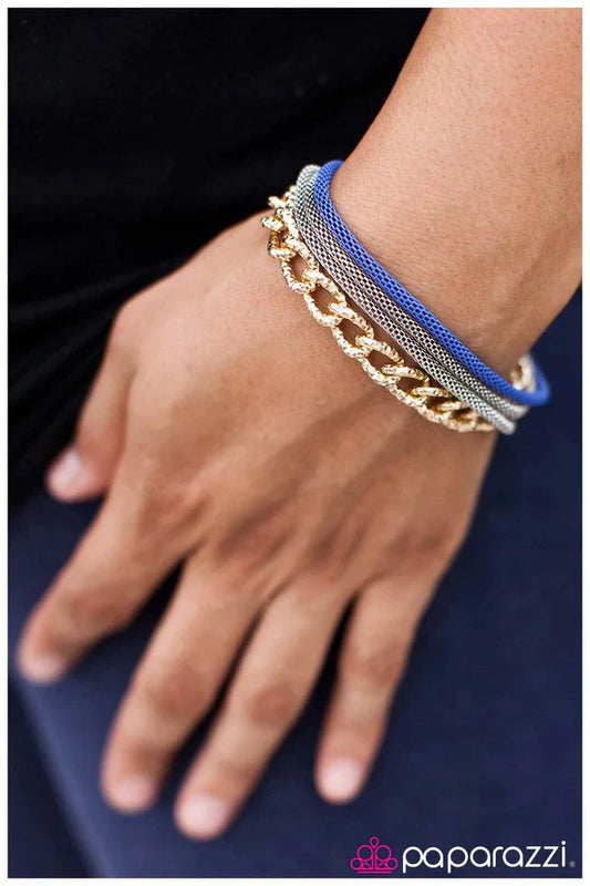 Paparazzi Bracelet ~ Something Blue - Blue