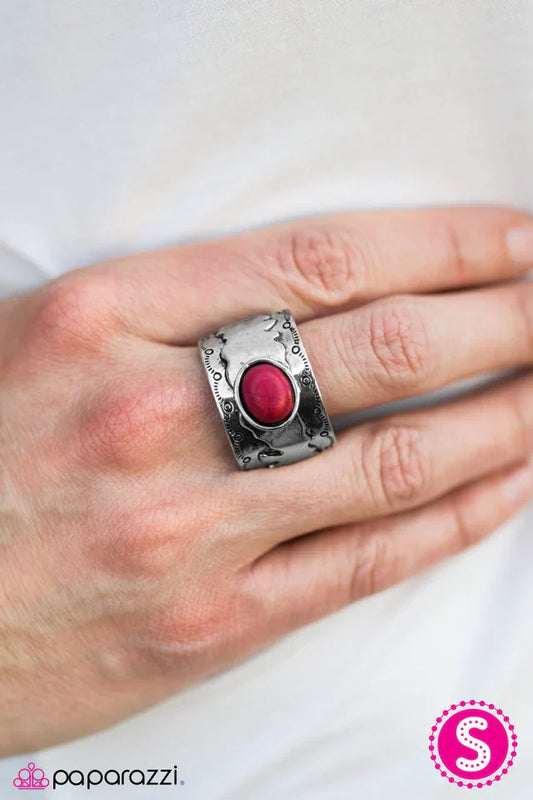 Paparazzi Ring ~ River Quest - Red
