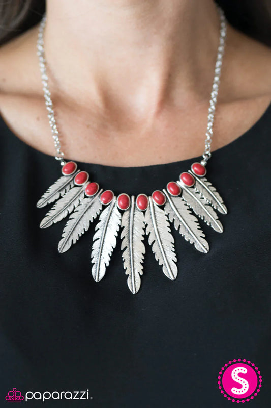 Paparazzi Necklace ~ Desert Distraction - Red