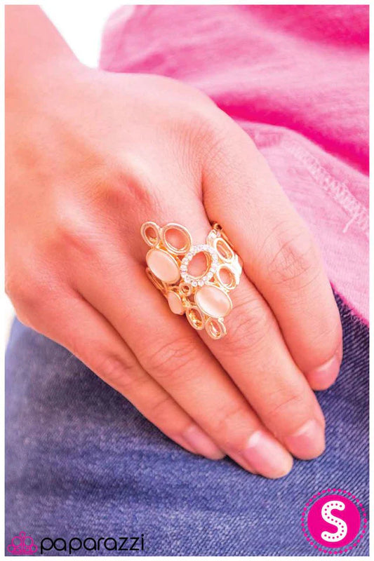 Paparazzi Ring ~ A Bit of Bubbly - Gold