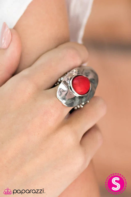 Paparazzi Ring ~ The Western Front - Red