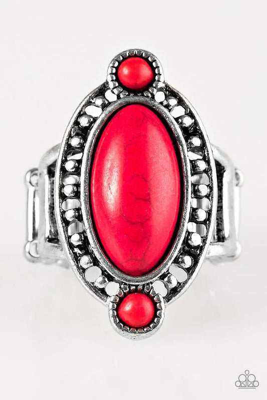 Paparazzi Ring ~ Bet Your Boots - Red