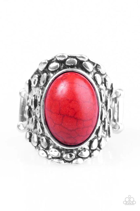 Paparazzi Ring ~ Jungle Glam - Red
