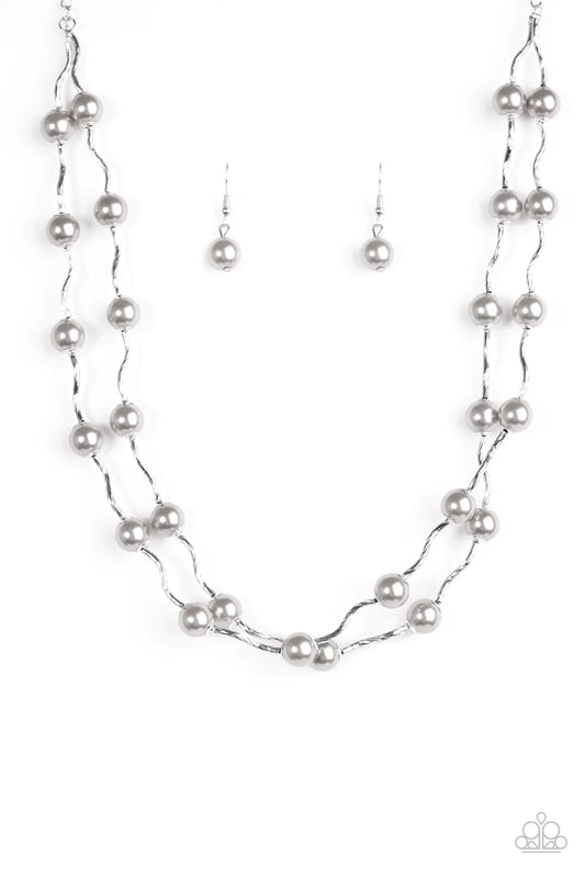 Paparazzi Necklace ~ Ahead Of The FAME - Silver