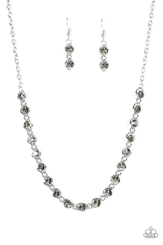 Paparazzi Necklace ~ Shes A GLAM-eater - Silver