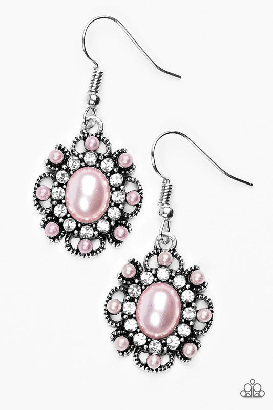 Paparazzi Earring ~ Blooming Romance - Pink
