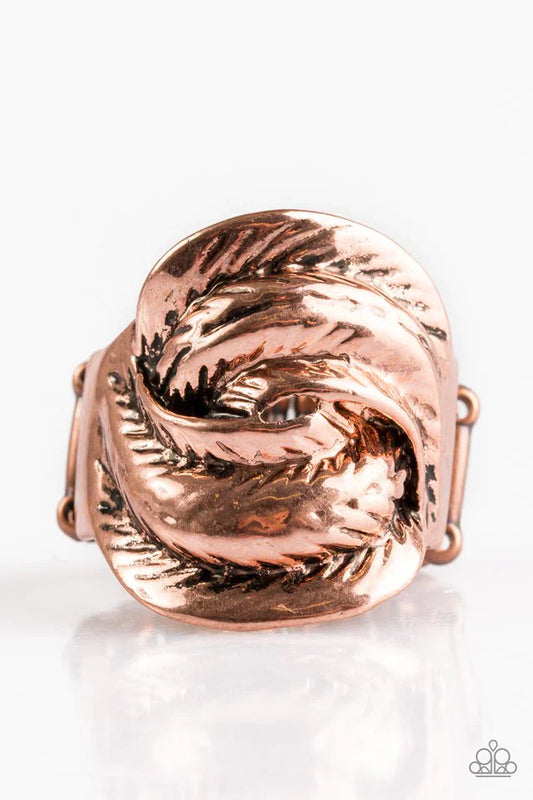 Paparazzi Ring ~ Feathers Will Fly - Copper