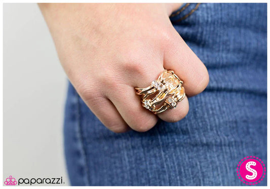 Paparazzi Ring ~ A Shining Example - Gold