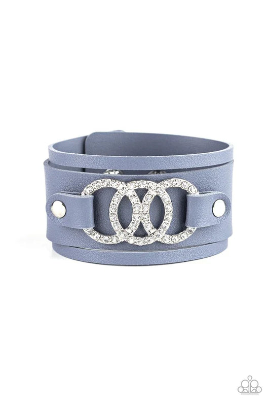 Paparazzi Bracelet ~ Couture Influencer - Blue