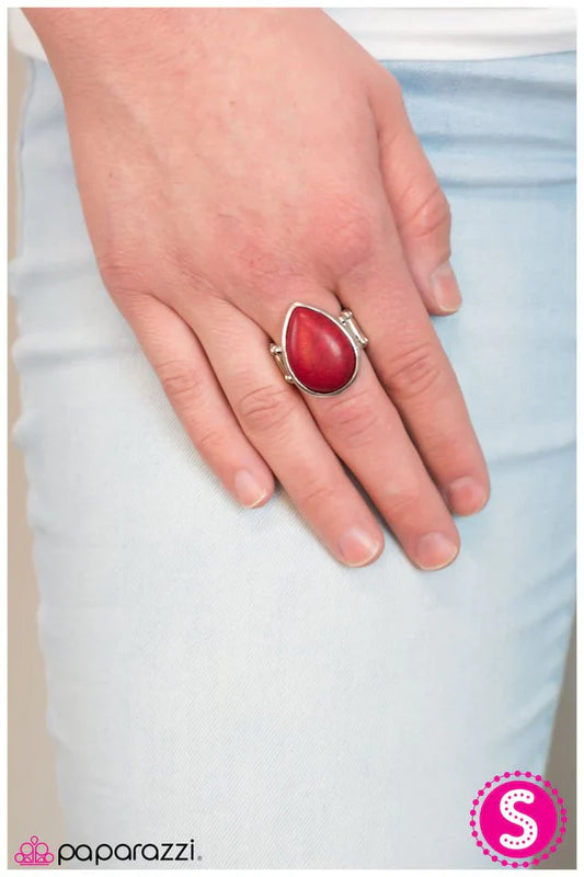 Paparazzi Ring ~ Eye of The Tiger - Red