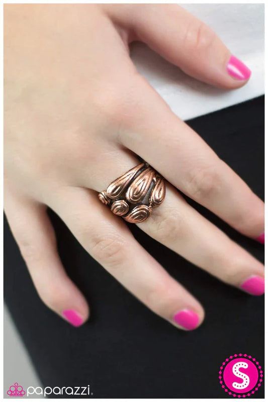 Paparazzi Ring ~ Cop Out - Copper