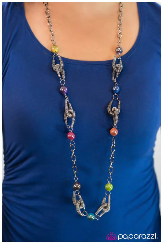 Paparazzi Necklace ~ A Spring In My Step - Multi