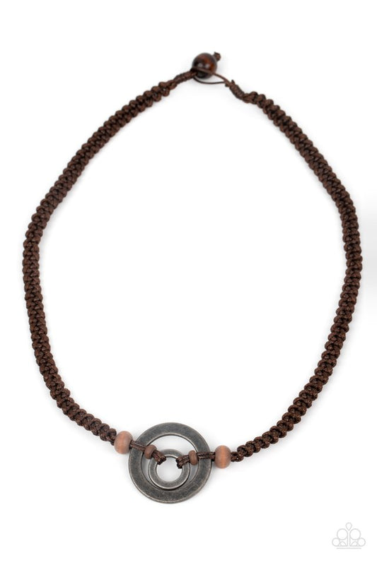 Rural Reef - Brown - Paparazzi Necklace Image