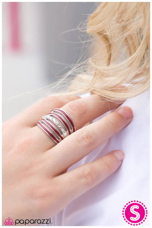 Paparazzi Ring ~ Spritzer - Red