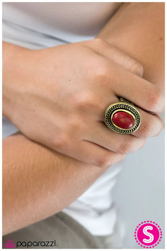 Paparazzi Ring ~ Moving Mountains - Red