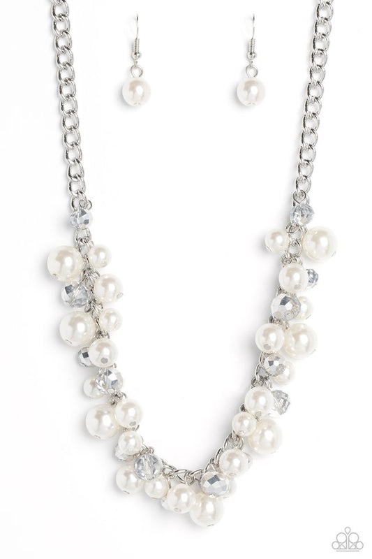 Glinting Goddess - Silver - Paparazzi Necklace Image