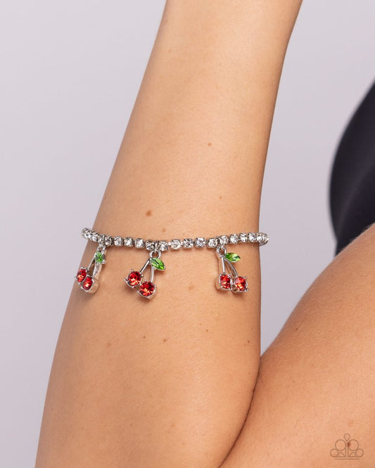 Candid Cherries - Red - Paparazzi Bracelet Image
