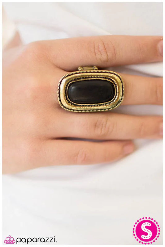 Paparazzi Ring ~ A Little Bit Country - Black
