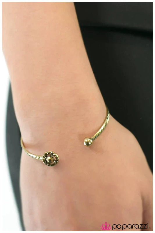 Paparazzi Bracelet ~ Its The Small Things - Brass