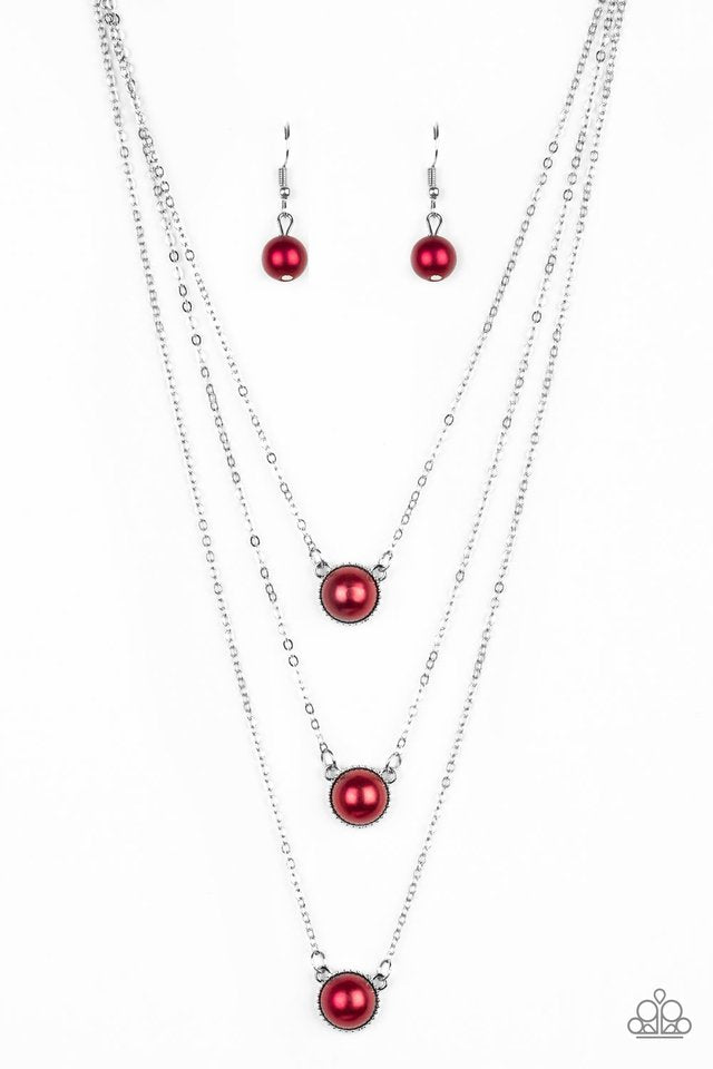 A Love For Luster - Red - Paparazzi Necklace Image