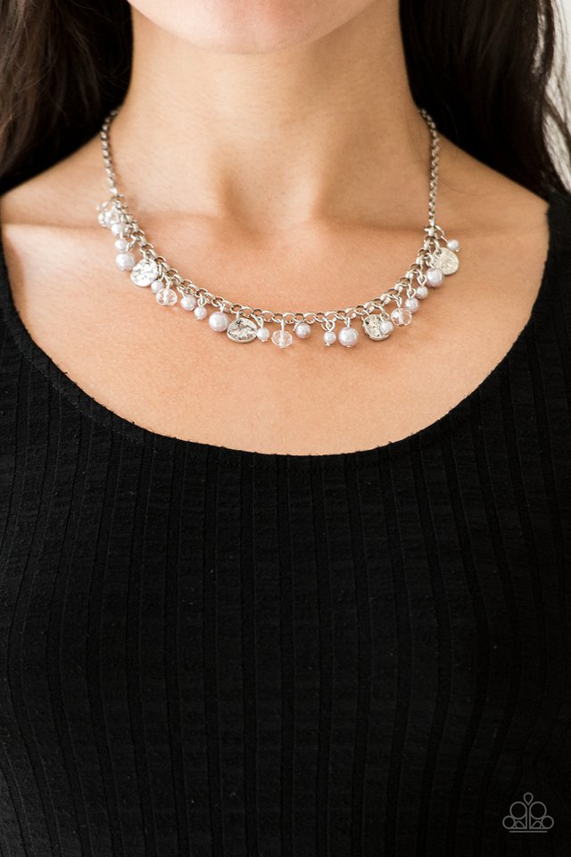 Coastal Cache - Silver - Paparazzi Necklace Image