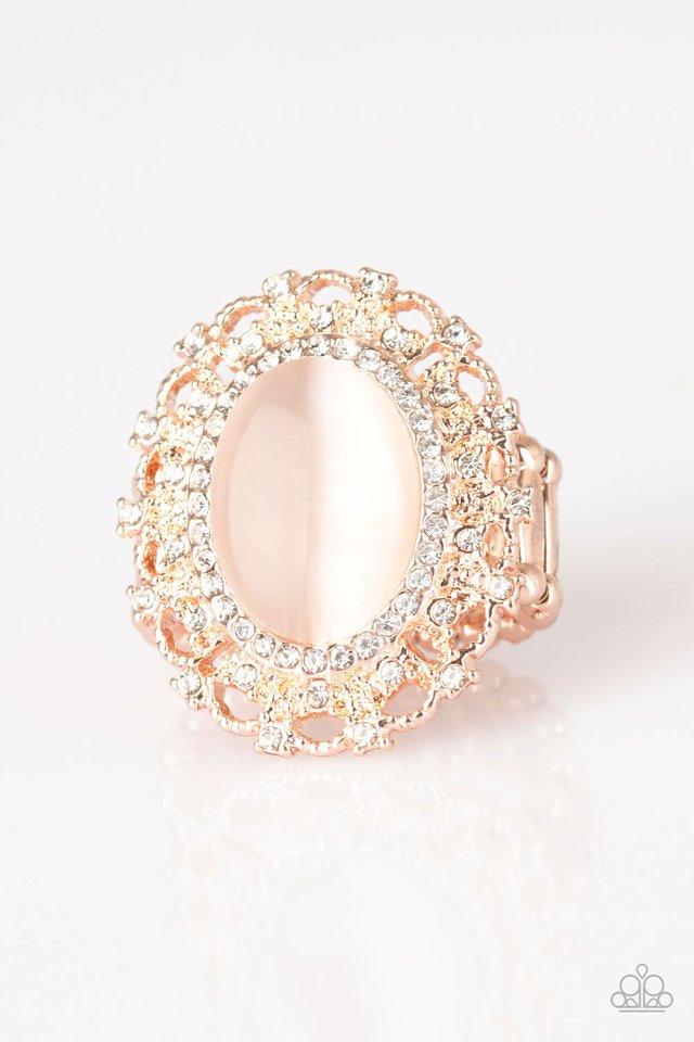 Paparazzi Ring ~ BAROQUE The Spell - Rose Gold