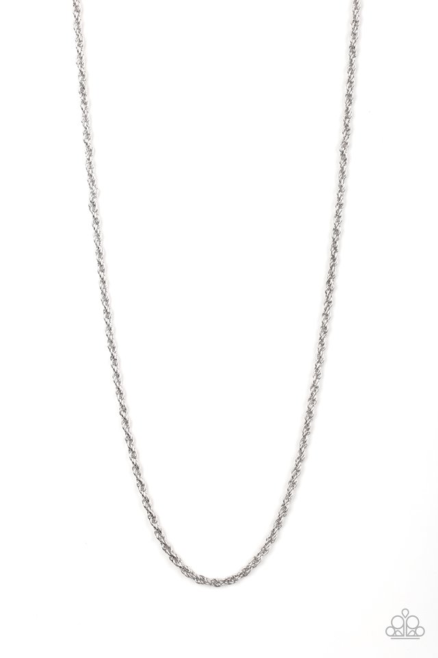 The Go-To Guy - Silver - Paparazzi Necklace Image