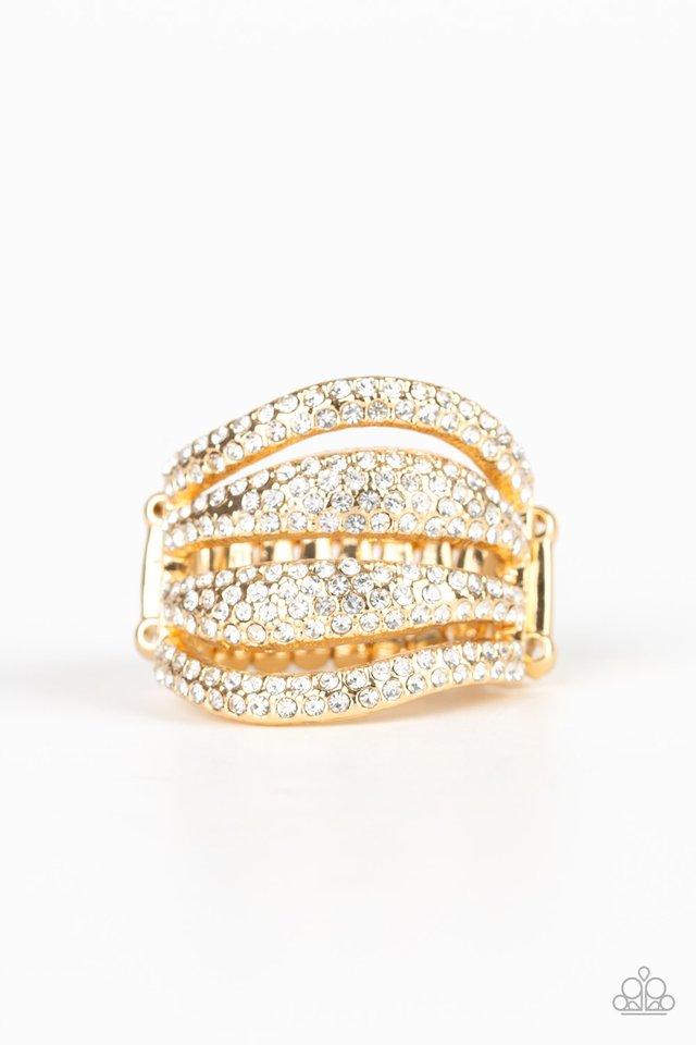 Paparazzi Ring ~ Roll Out The Diamonds - Gold
