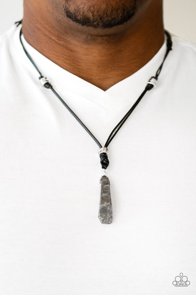 Midnight Meteorite - Black - Paparazzi Necklace Image