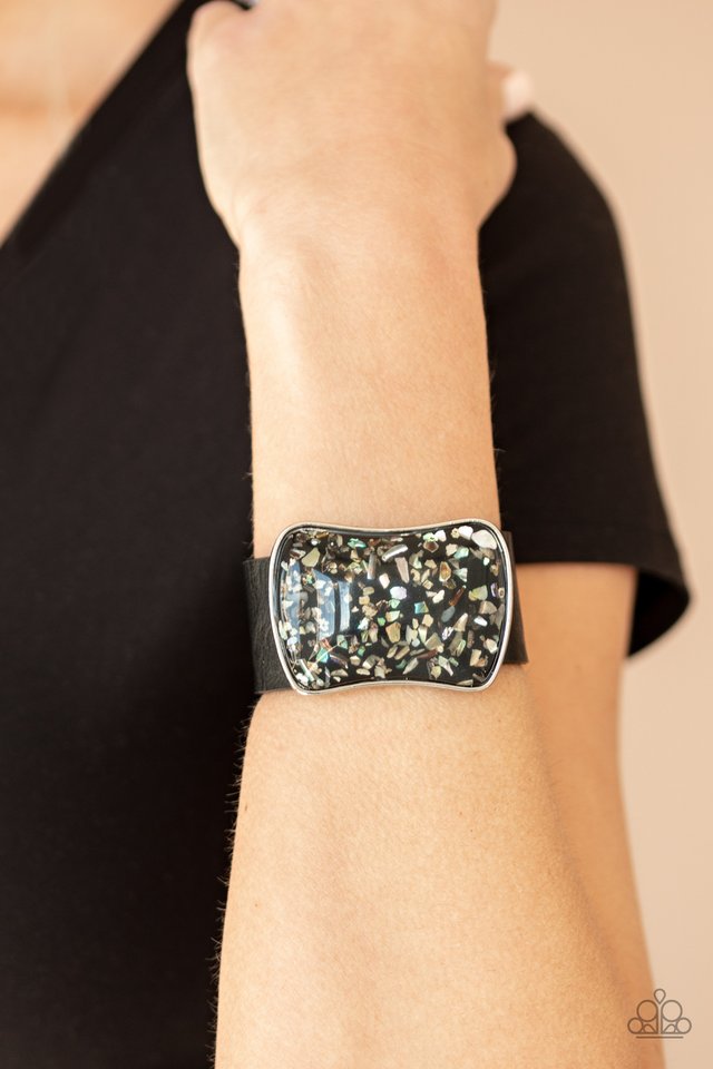 Twinkle Twinkle Little ROCK STAR - Black - Paparazzi Bracelet Image