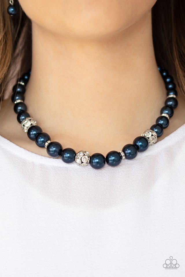 Rich Girl Refinement - Blue - Paparazzi Necklace Image