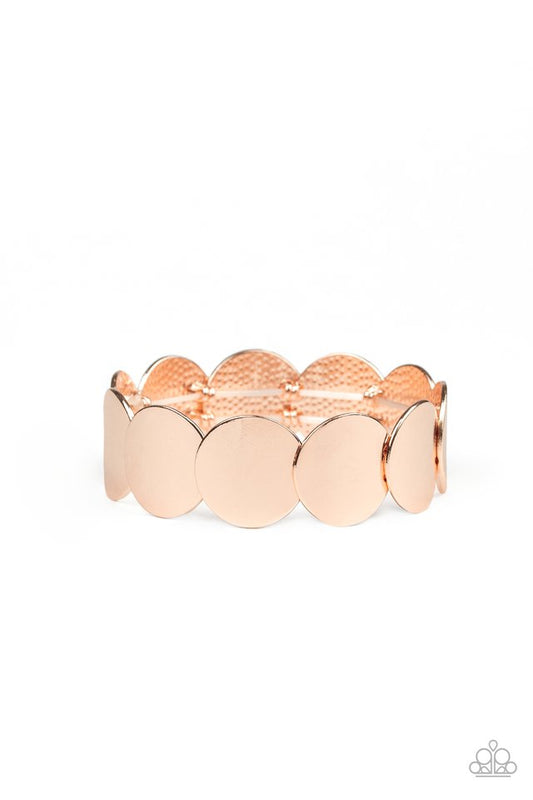 Industrial Influencer - Rose Gold - Paparazzi Bracelet Image