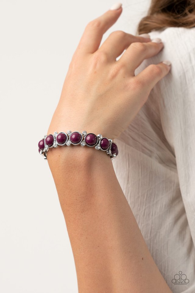 Flamboyantly Fruity - Purple - Paparazzi Bracelet Image