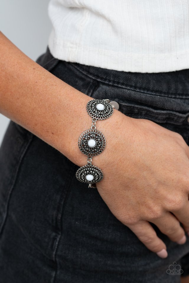 Mojave Mandalas - White - Paparazzi Bracelet Image